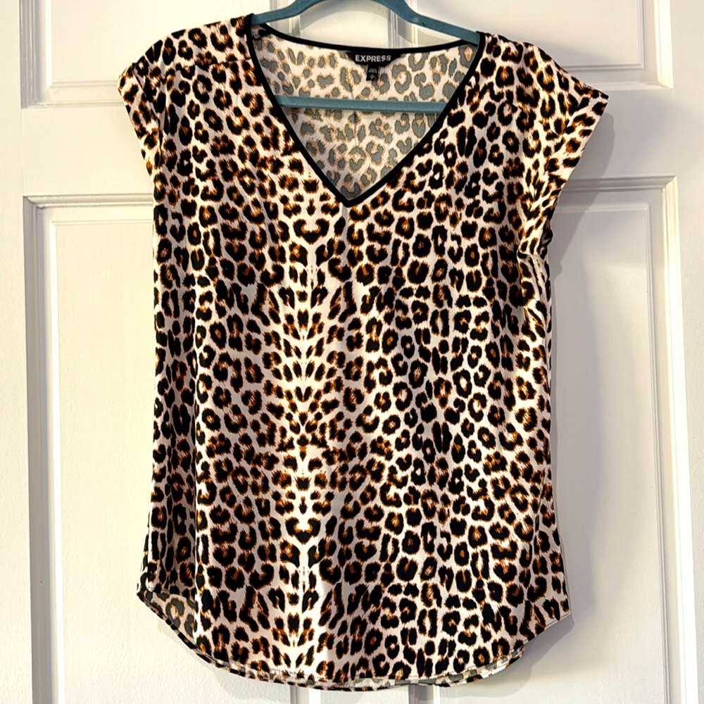 Express Blouse Cheetah print